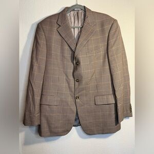 Oscar De La Renta wool houndstooth blazer